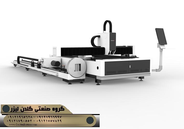 دستگاه لیزر برش فلز فایبر و CNC صنعتی 2 دستگاه لیزر برش فلزات تمام کاور